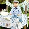 3pcs Little Cowboy Baby Shower Tablecloth & Table Cover (Cowboy) 4"L x 2"W
